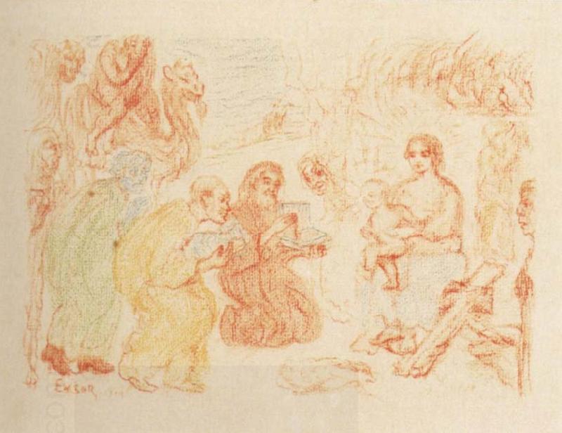 James Ensor The Annunciation of the Magi